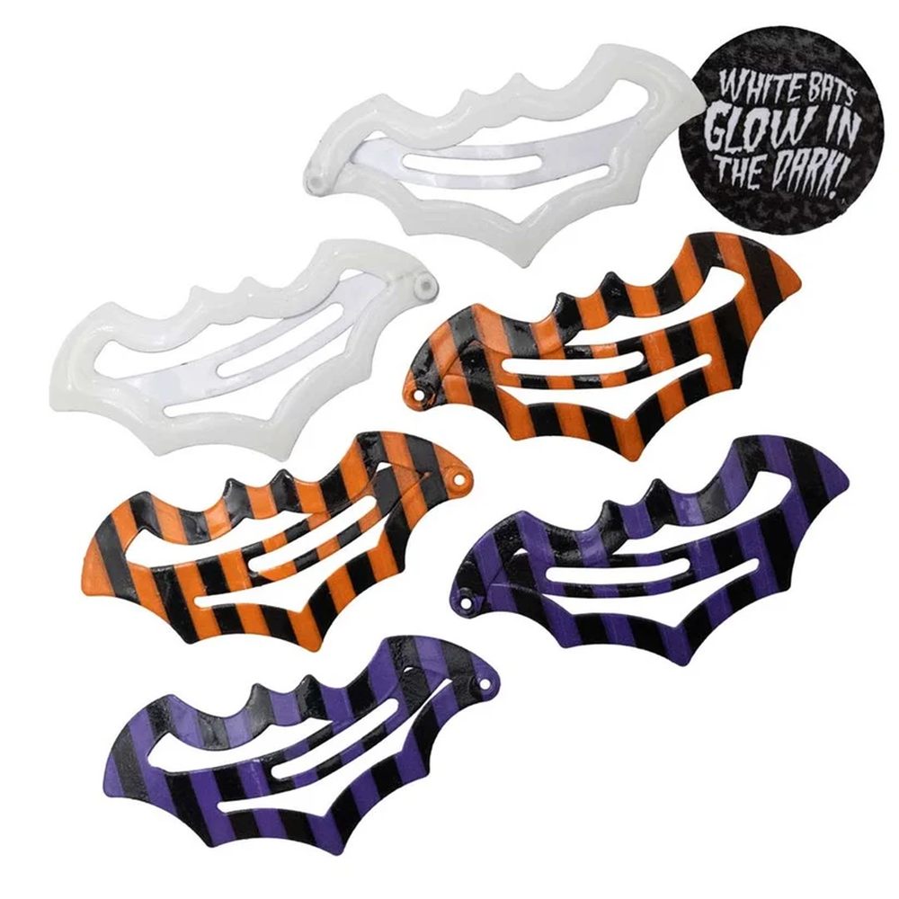 Kreepsville - Bat Snap Halloween Haarclip - Multicolours
